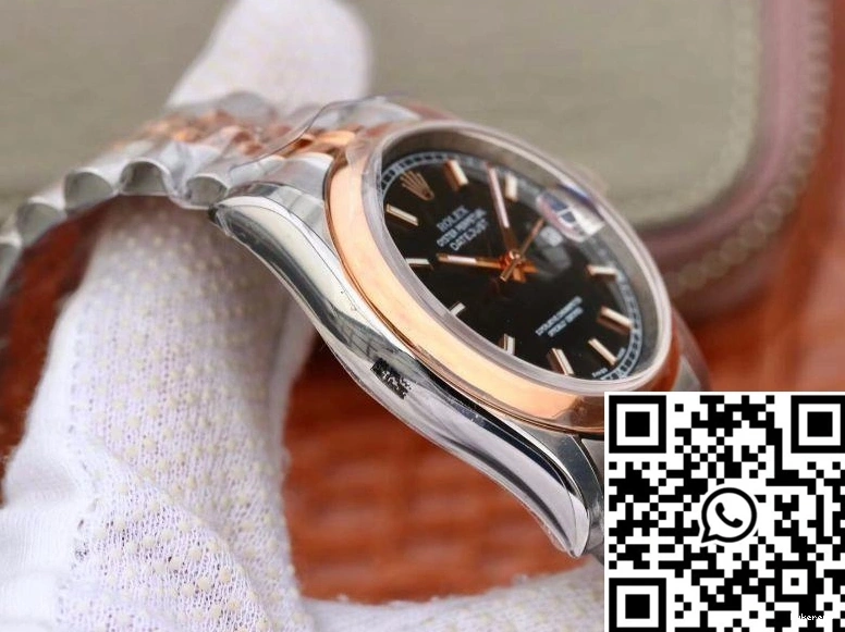 671 126201 Datejust Dial AR 36MM FastDry Factory Black Rolex 0712